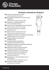 Chicago Pneumatic CP 0122 SL Safety And Operating Instructions Manual