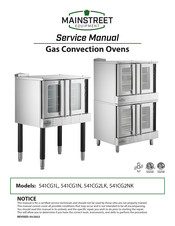 Mainstreet Equipment 541CG2NK Service Manual