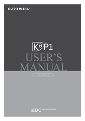 HDC Kurzweil KaP1 User Manual