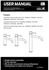 Better Bathrooms Arissa ARICH001 User Manual