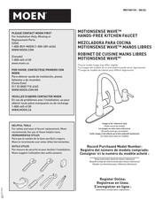 Moen MOTIONSENSE WAVE 7770EWSRS Manual
