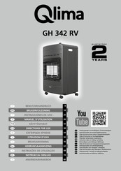Qlima GH 342 RV Directions For Use Manual