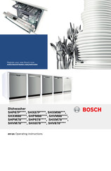 Bosch SHXM98 Series Operating Instructions Manual