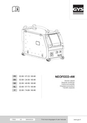 GYS NEOFEED-4W Manual