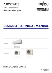 Fujitsu AIRSTAGE AOEG24KMTA Design & Technical Manual