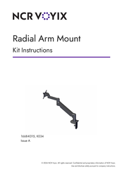 NCR VOYIX 1668-K034 Kit Instructions