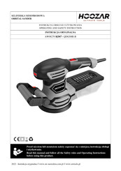 HOOZAR QD6208R-B Operating And Safety Instructions Manual