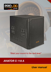 Pro DG Systems AVIATOR S 118 A User Manual
