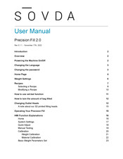 SOVDA Precision Fill 2.0 User Manual