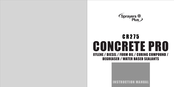 Sprayers Plus CR275 CONCRETE PRO Instruction Manual