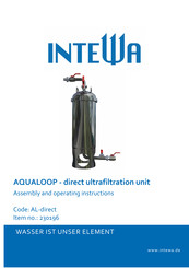Intewa AL-direct Assembly And Operating Instructions Manual