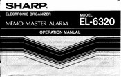 Sharp EL-6320 Operation Manual