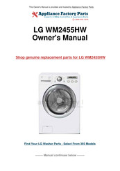 LG WM2455HW Service Manual