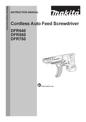 Makita DFR540 Instruction Manual