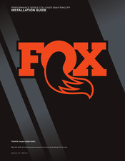Fox PERFORMANCE Series Installation Manual