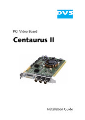 DVS Centaurus II Installation Manual