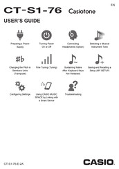 Casio Casiotone CT-S1-76 User Manual