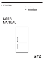 AEG RCB632E9MU User Manual