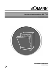 BOMANN GSP 7419 Instruction Manual