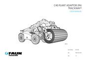 Faun TRACKWAY C40 PLANT ADAPTOR User Manual