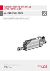 HAWE Hydraulik HLU LE-X (M) Series Assembly Instructions Manual