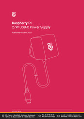 Raspberry Pi 27W USB-C Manual