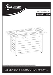 Outsunny 842-271V70 Assembly & Instruction Manual
