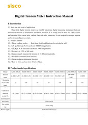 SISCO AZSH-5000cN Instruction Manual