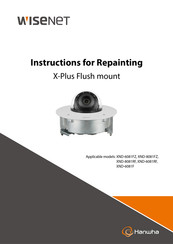 Wisenet X-Plus Flush mount Instructions Manual