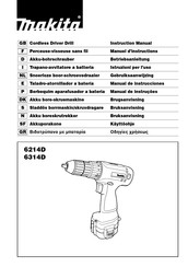 Makita 6214D Instruction Manual