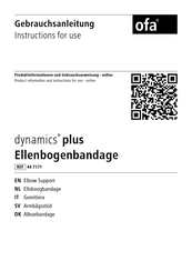 OFA dynamics plus 44 7171 Instructions For Use Manual