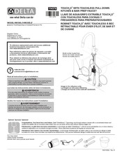 Delta TOUCH2O 9984TL-PR-DST Manual
