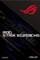 Asus ROG STRIX XG259CMS User Manual