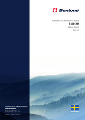 Bentone B 80-2H Installation And Maintenance Manual