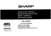 Sharp RG-5900E Operation Manual