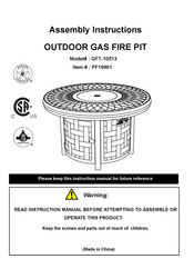 Hiland PF19901 Assembly Instructions Manual