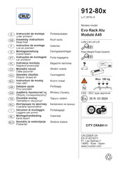 Cruz 912-802 Assembly Instructions Manual