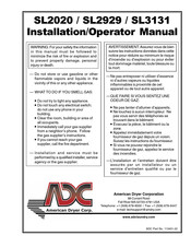 ADC SL3131 Installation & Operator's Manual