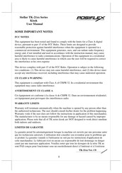 POSIFLEX TK-2132 User Manual