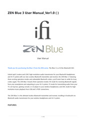 ifi ZEN Blue 3 User Manual