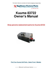 Kuuma 83737 Owner's Manual