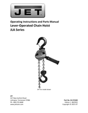 Jet JLA-075-5 Operating Instructions And Parts Manual
