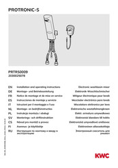 KWC 2030025078 Installation And Operating Instructions Manual