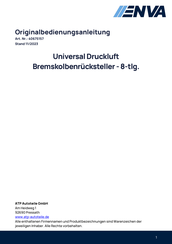 ENVA 40675157 Instruction Booklet