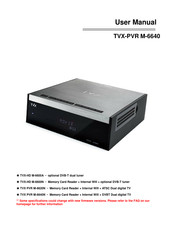 TVX TVX-PVR M-6640N User Manual