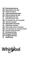 Whirlpool WCN65FLX Instructions For Use Manual