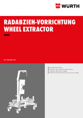 Würth WE4 Translation Of The Original Operating Instructions