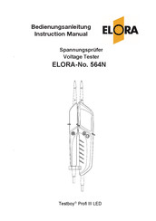 ELORA Testboy Profi III LED Instruction Manual