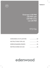 Edenwood 972156 Instructions For Use Manual