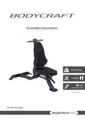 BodyCraft F603 Assembly Instructions Manual